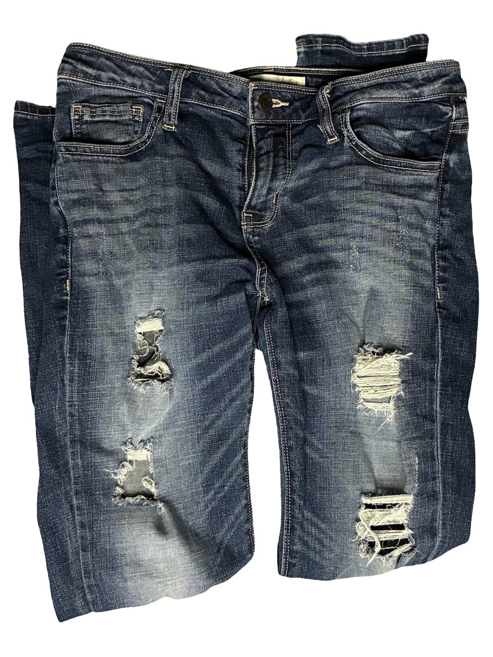 Daytrip Lynx Skinny Distressed Dark Wash Jeans Size 28R
🔥 EXCELLENT CONDITION!